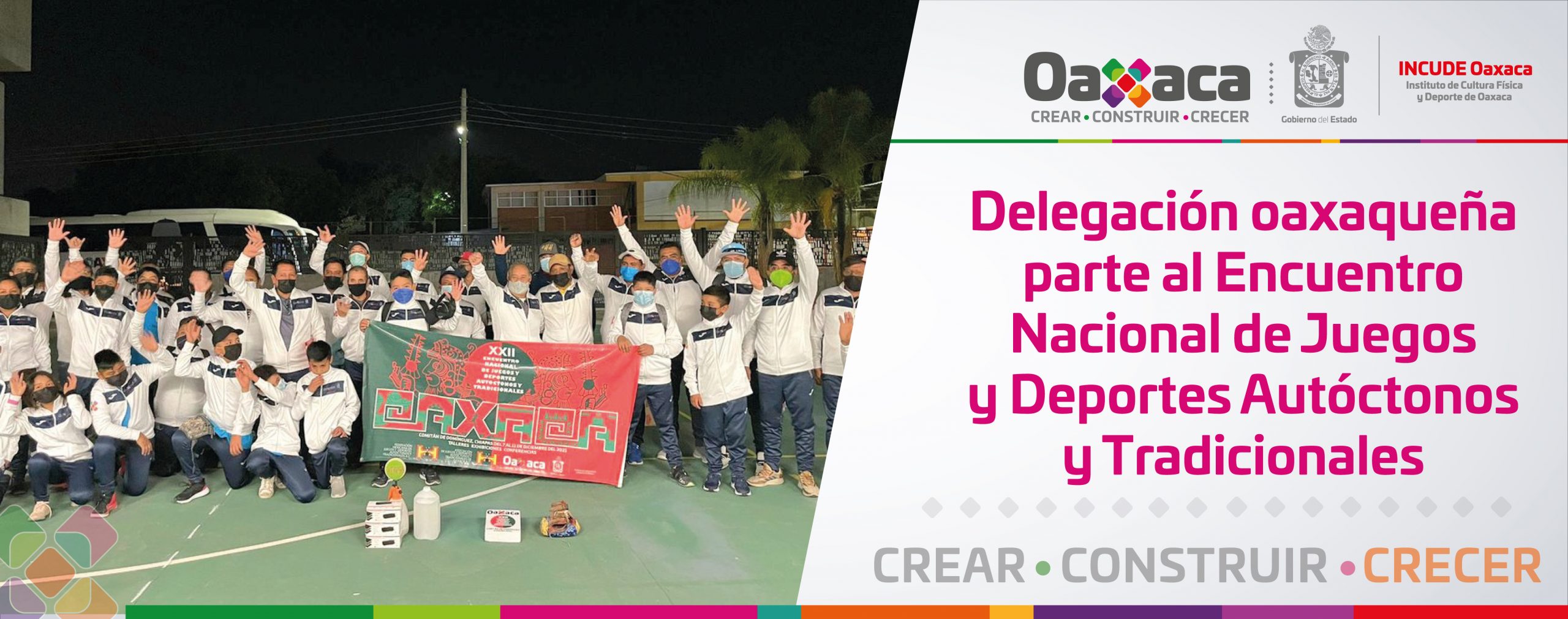 Delegación oaxaqueña parte al Encuentro Nacional de Juegos y Deportes Autóctonos y Tradicionales