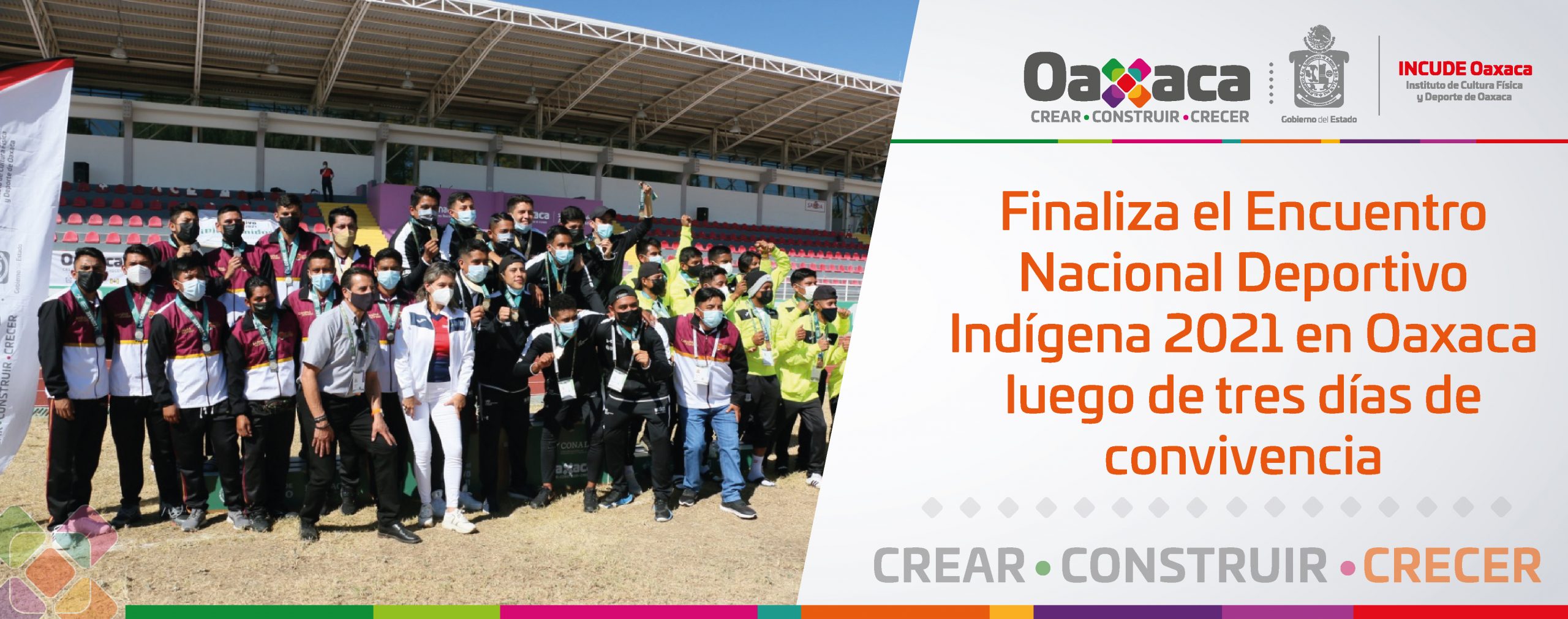 Finaliza el Encuentro Nacional Deportivo Indígena 2021 en Oaxaca luego de tres días de convivencia