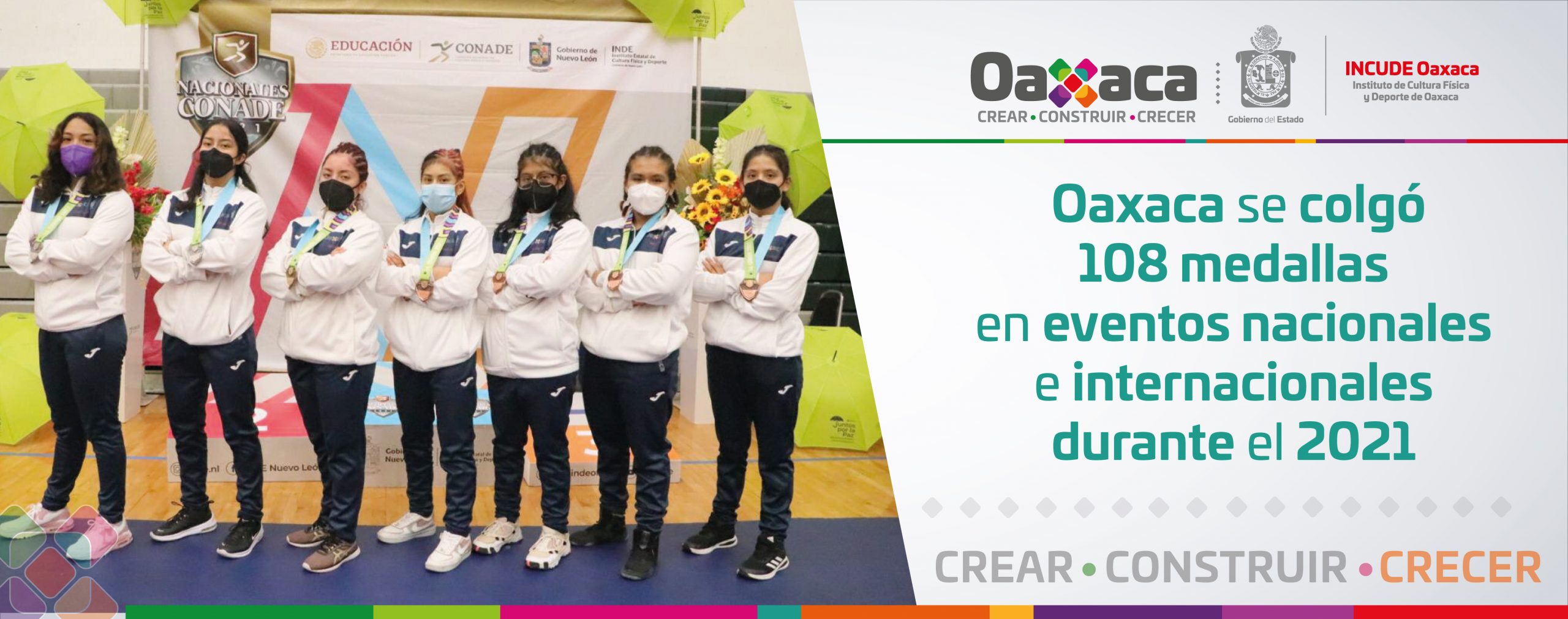 Oaxaca se colgó 108 medallas en eventos nacionales e internacionales durante el 2021