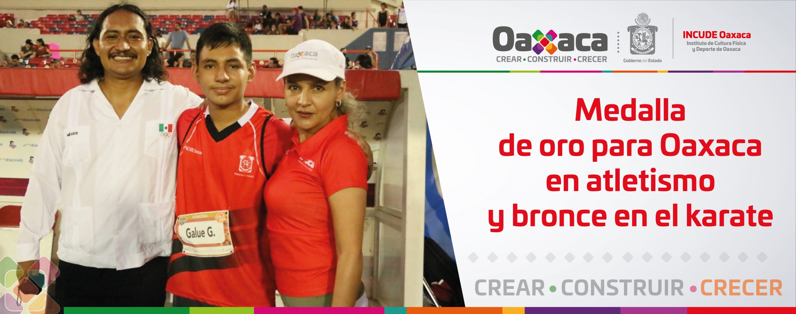 Medalla de oro para Oaxaca en atletismo y bronce en el karate