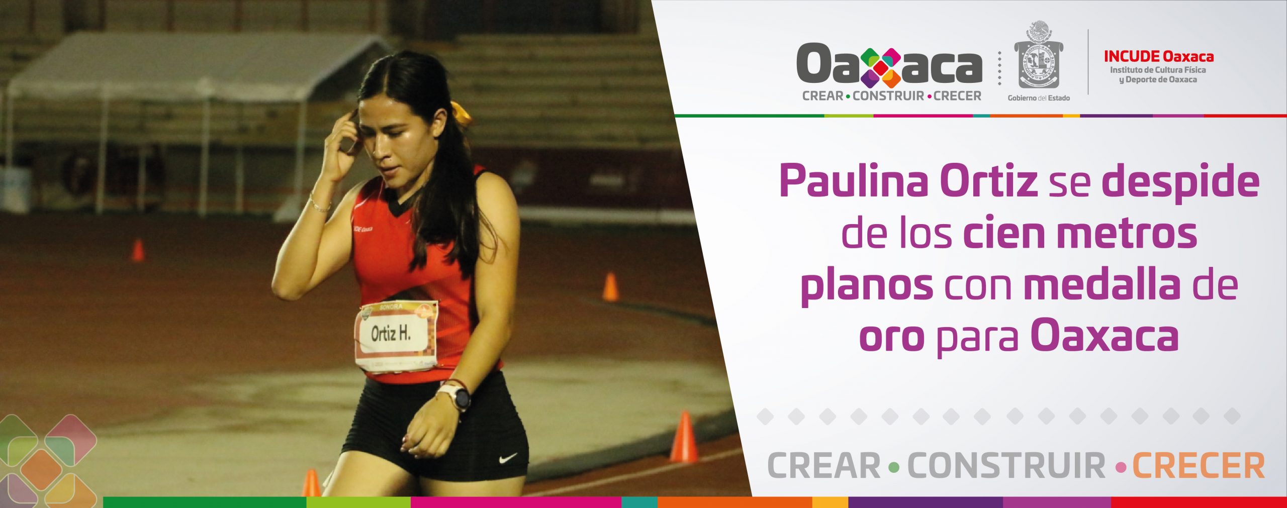 Paulina Ortiz sigue siendo la reina de los cien metros planos