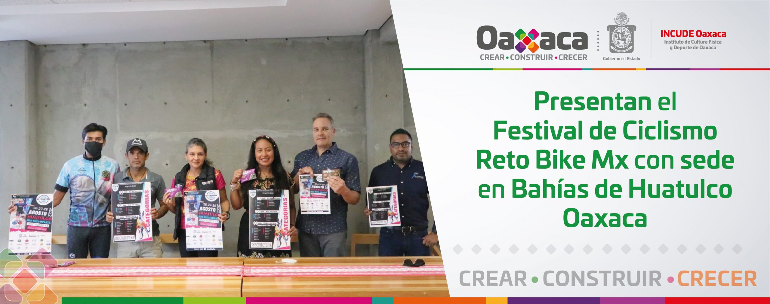 Presentan el Festival de Ciclismo Reto Bike Mx con sede en Bahías de Huatulco Oaxaca