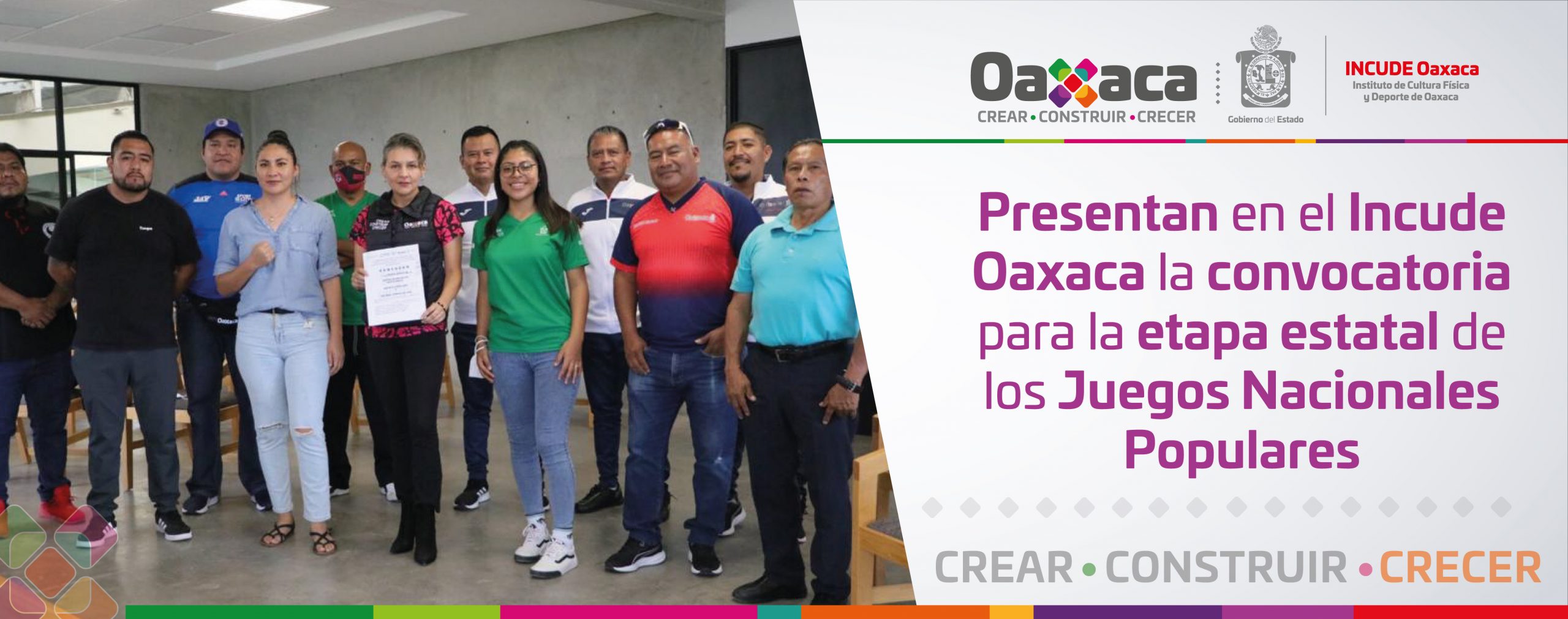 Presentan en el Incude Oaxaca la convocatoria para la etapa estatal de los Juegos Nacionales Populares