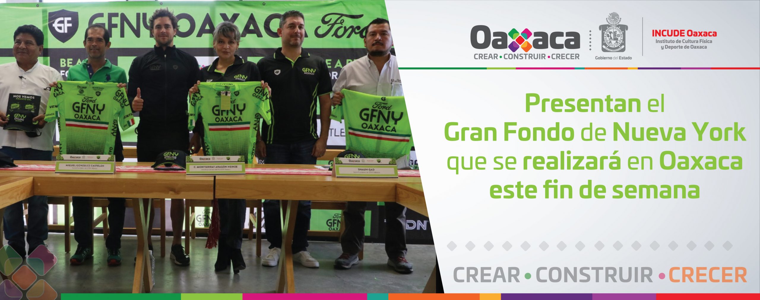 Presentan el Gran Fondo de Nueva York que se realizará en Oaxaca este fin de semana