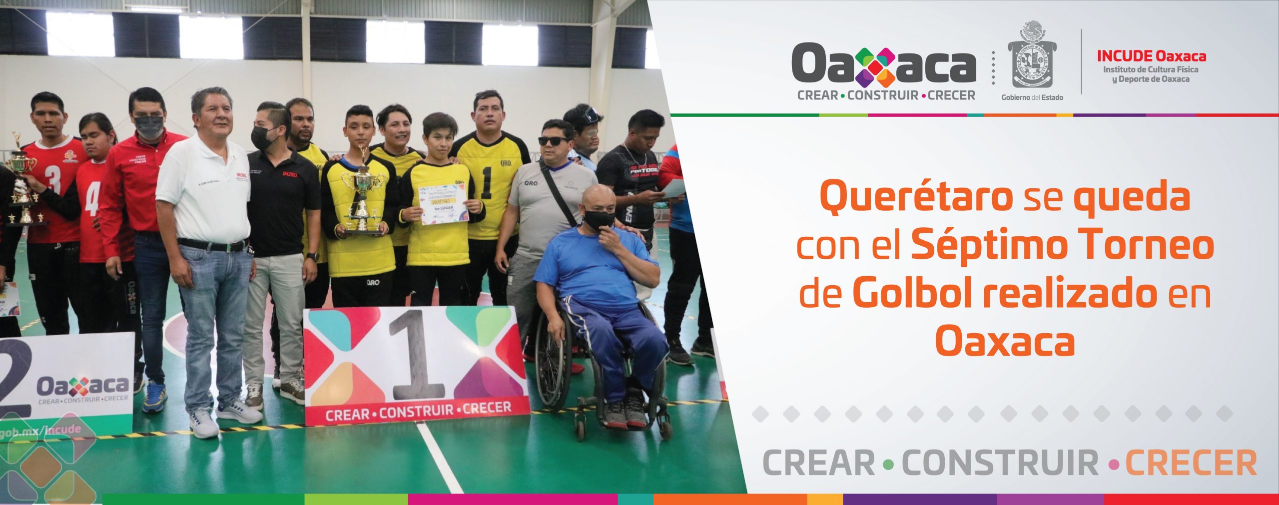 Querétaro se queda con el Séptimo Torneo de Golbol realizado en Oaxaca