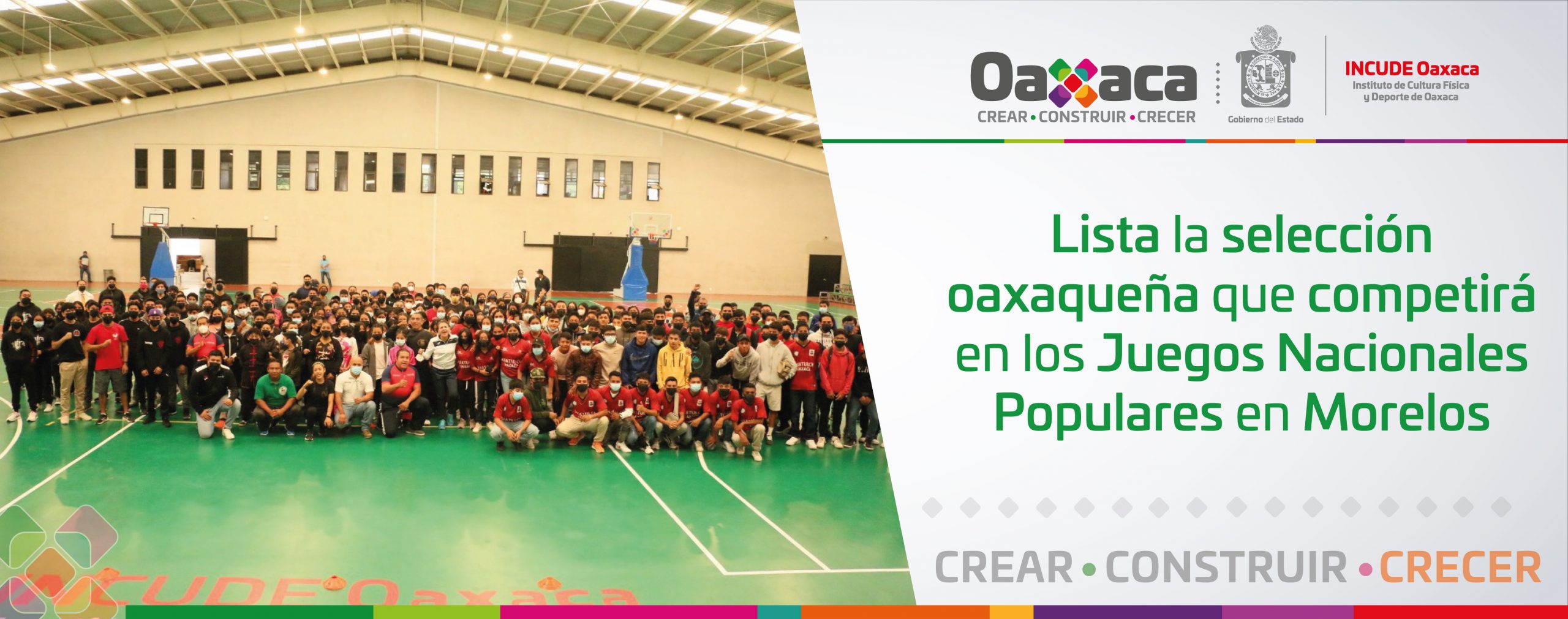 Lista la selección oaxaqueña que competirá en  los Juegos Nacionales Populares en Morelos