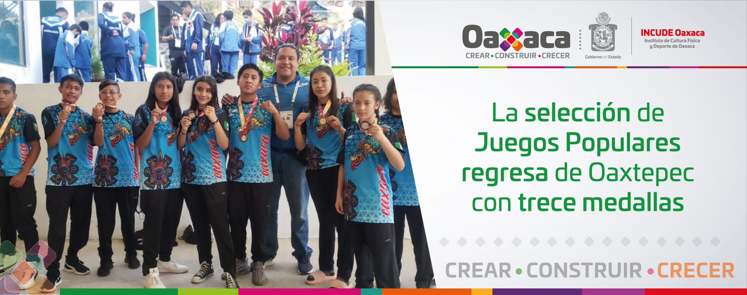 La selección de Juegos Populares regresa de Oaxtepec con trece medallas