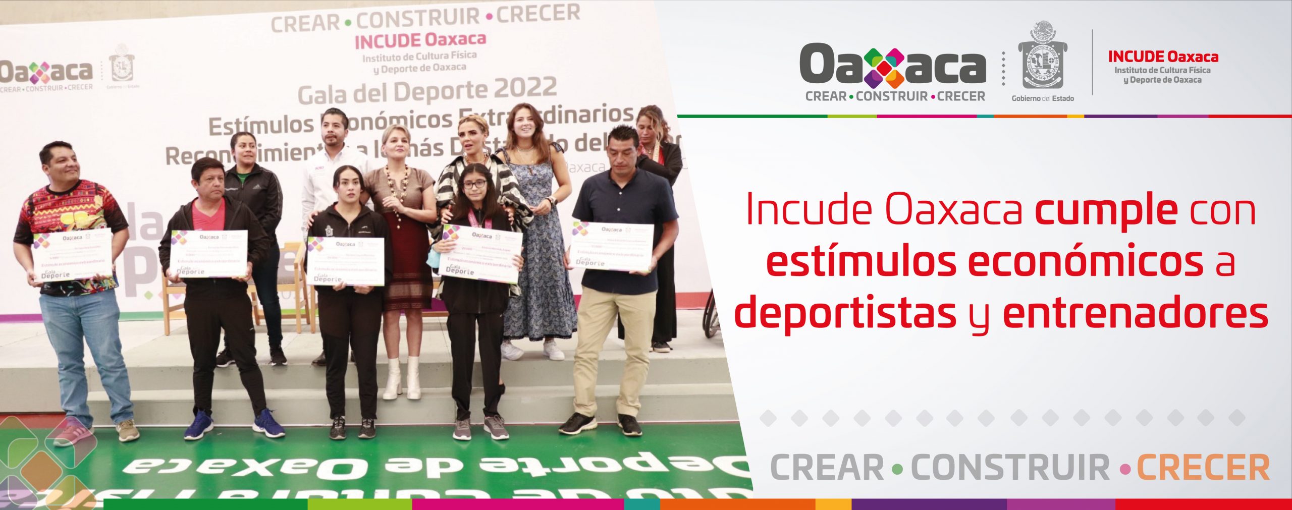 Incude Oaxaca cumple con estímulos económicos a deportistas y entrenadores