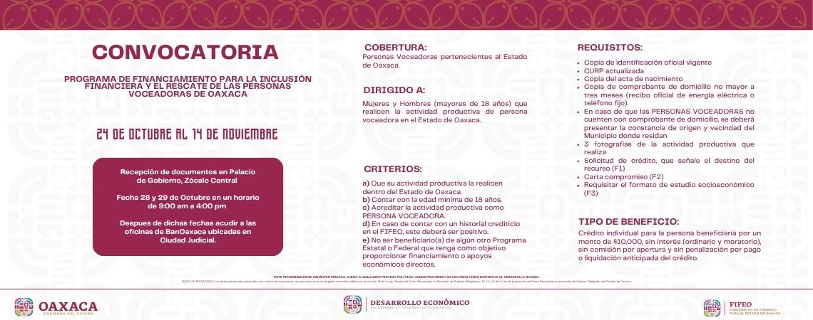 Convocatoria Voceador