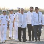 Junto con nuestro Presidente Andrés Manuel López Obrador, recorrimos los alrededores del Rompeolas De Salina Cruz