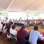 Estamos trabajando para saldar la deuda histórica con los pueblos, por eso venimos a San Raymundo Jalpan