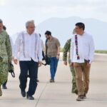 Recibimos con mucho gusto al Presidente Andrés Manuel López Obrador en el aeropuerto de Ciudad Ixtepec