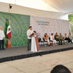 En el marco del natalicio del Benemérito de las Américas, participamos en la conferencia matutina de nuestro Presidente