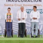En compañía del Presidente Andrés Manuel López Obrador y la virtual Presidenta electa, Claudia Sheinbaum, inauguramos las instalaciones de la Guardia Nacional
