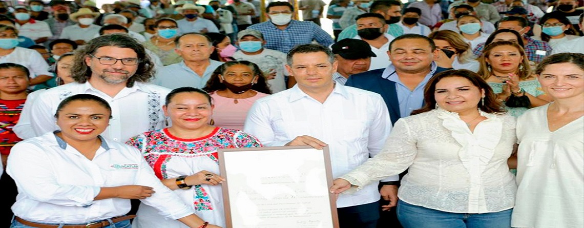 Entrega el Gobierno de México a la comunidad del Valle de Tehuacán-Cuicatlán el certificado de la inscripción en la Lista del Patrimonio Mundial