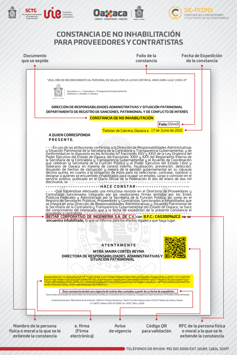Poster Documento Que Se Expide – Secretaría de Honestidad ...