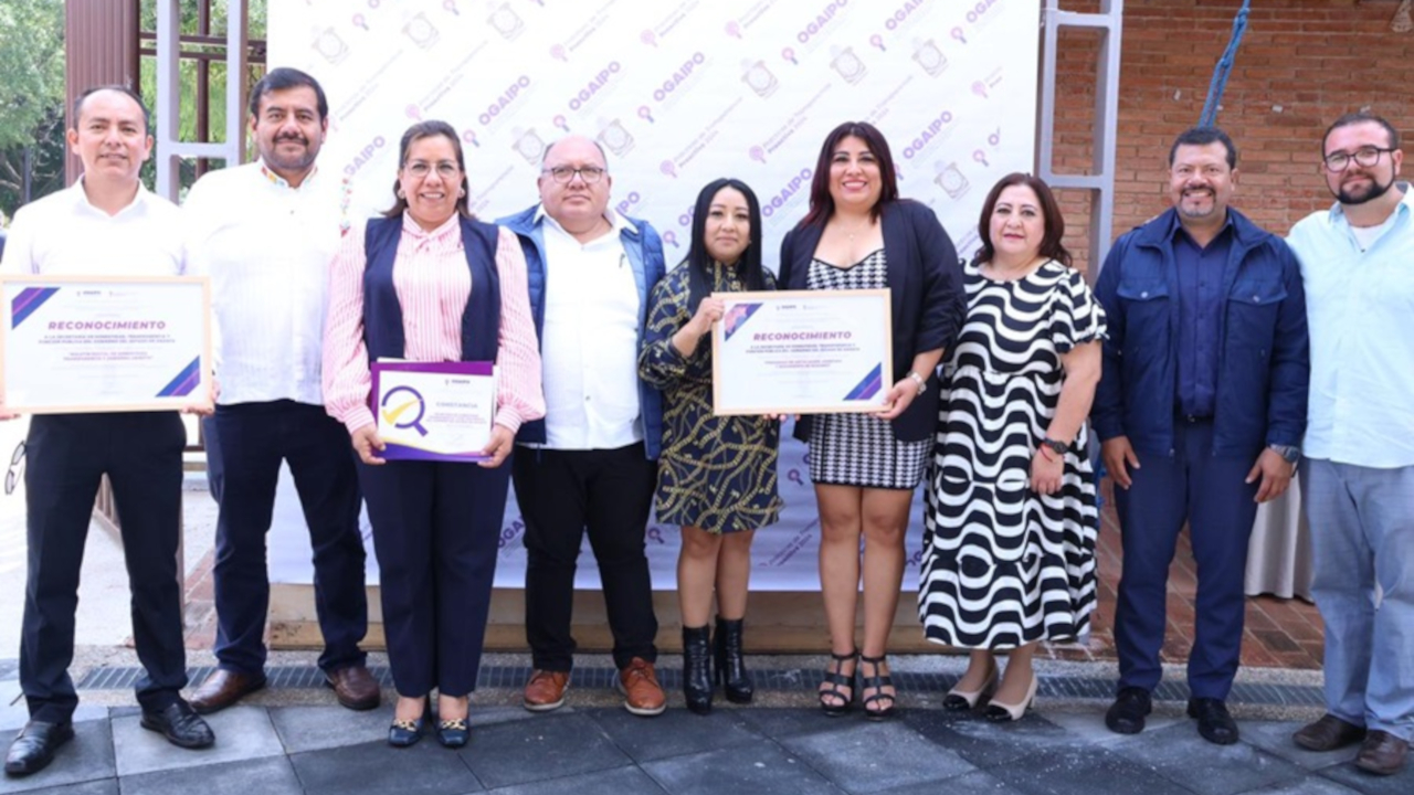 Secretaría de Honestidad obtiene reconocimientos por prácticas de transparencia proactiva