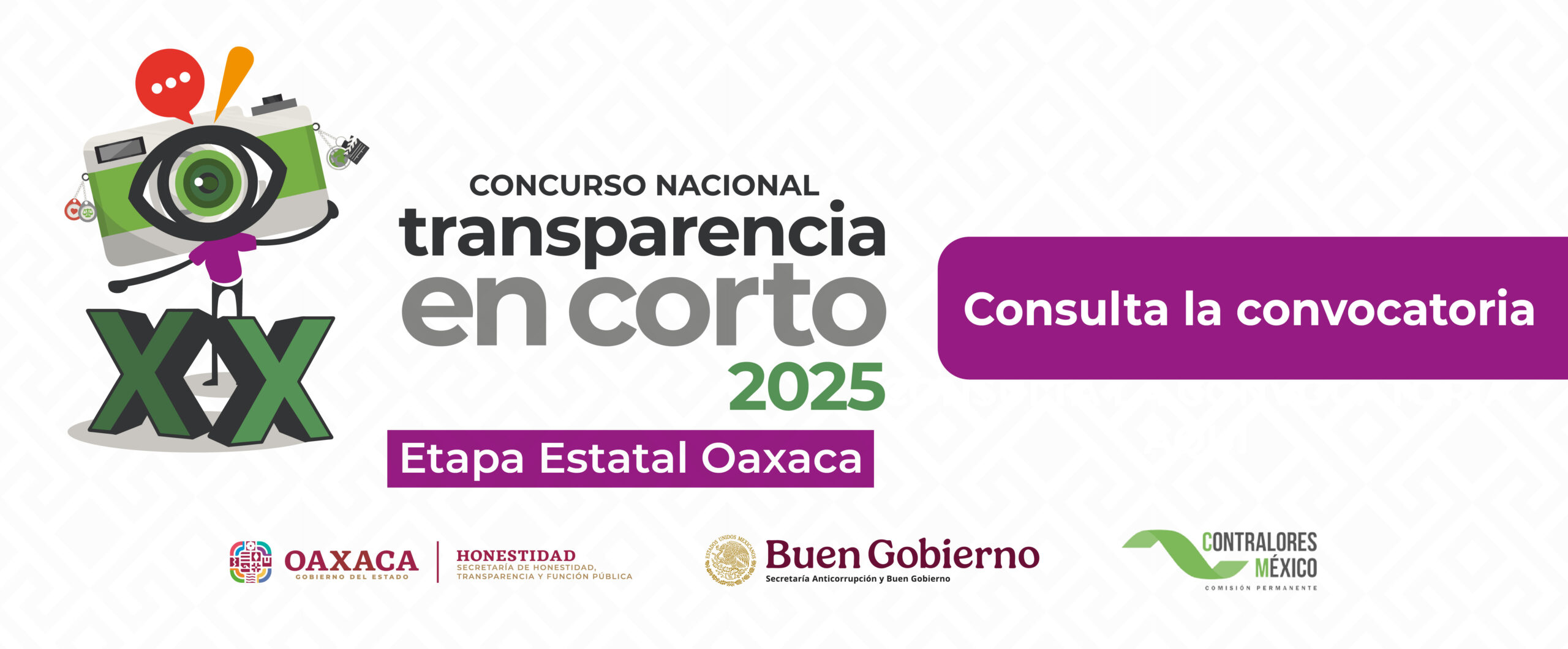 XX Concurso Nacional Transparencia en Corto, 2025.