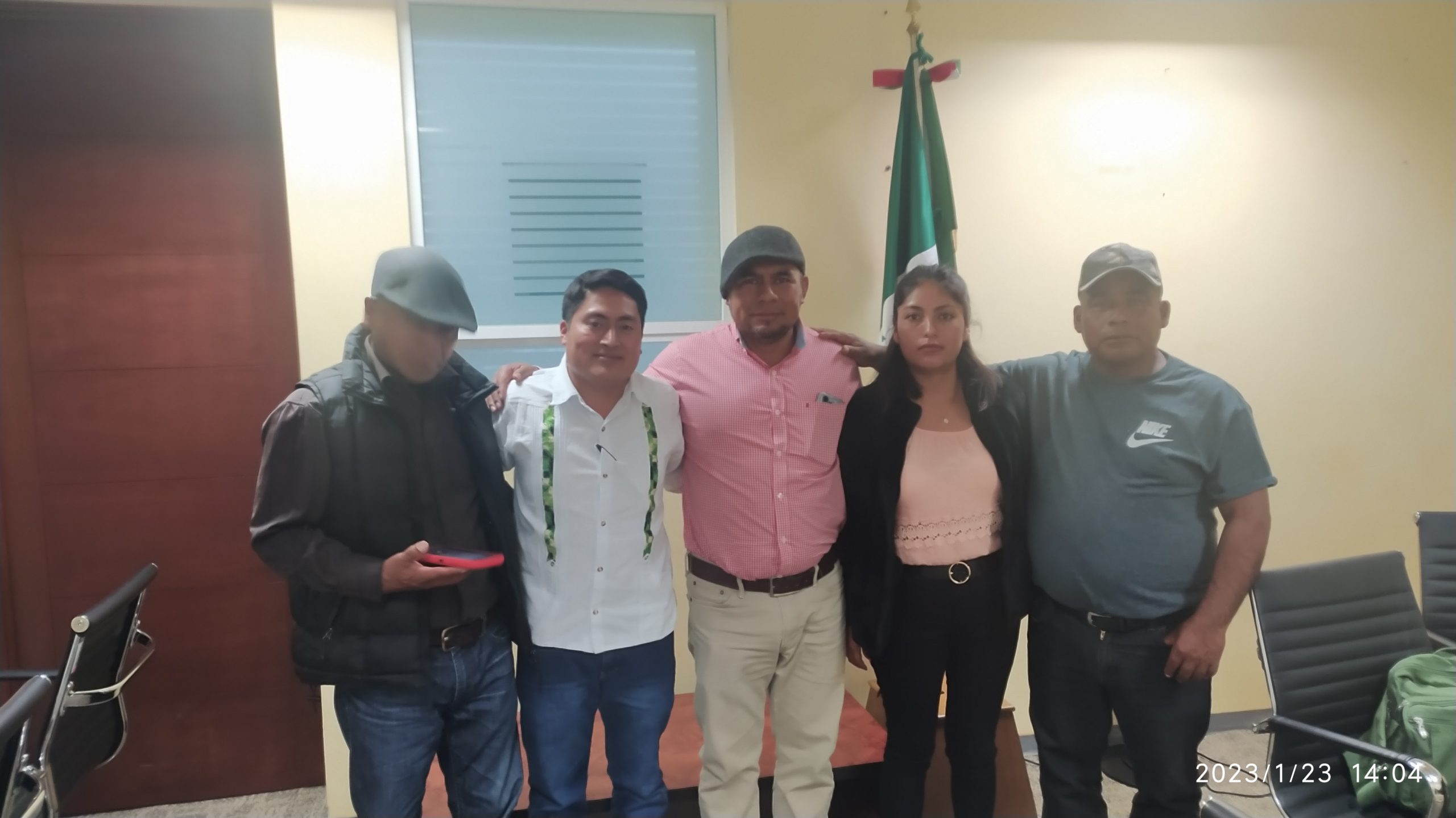 Reunión con el presidente Municipal de San Juan Ñumi. 5