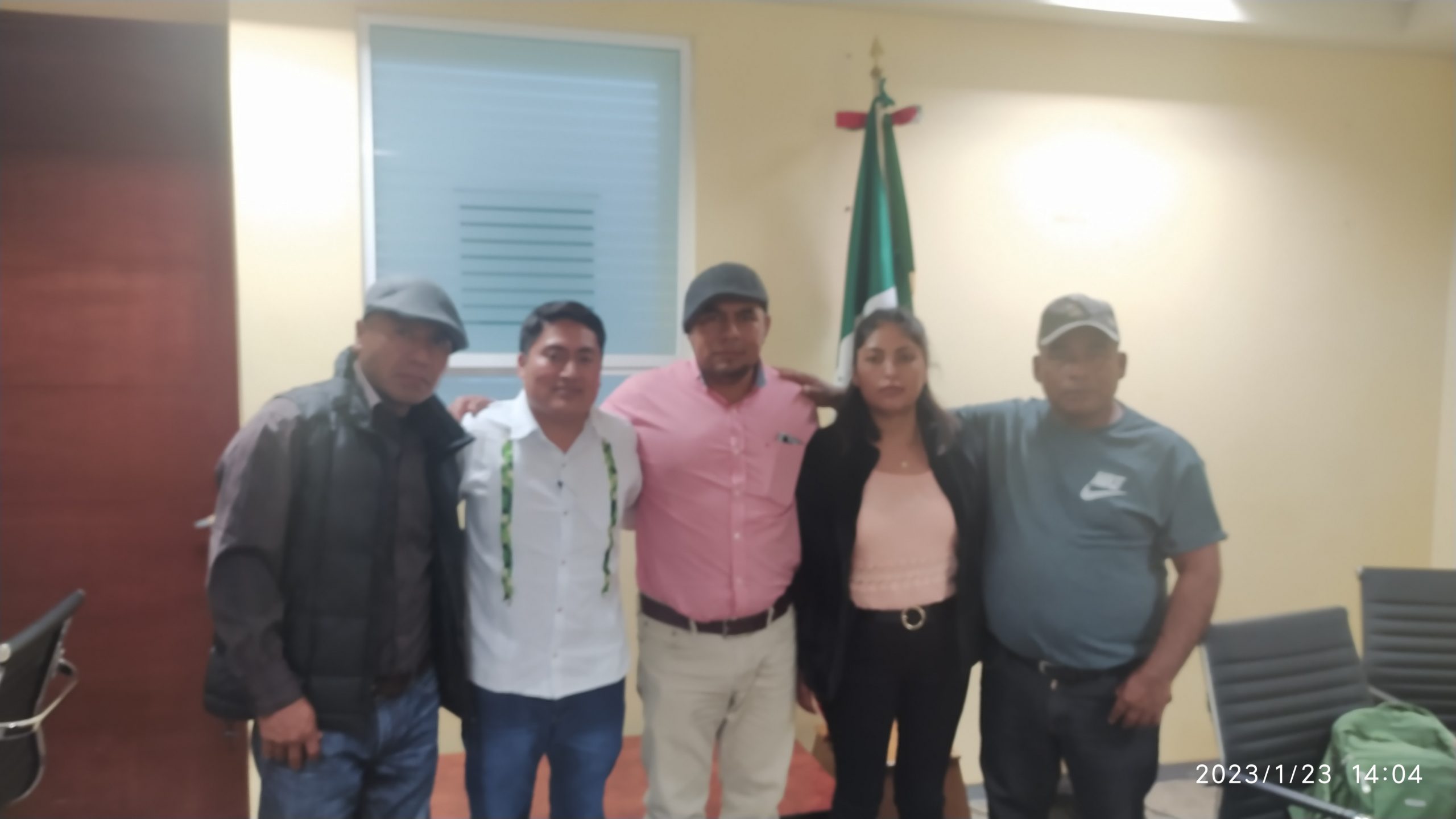Reunión con el presidente Municipal de San Juan Ñumi. 7