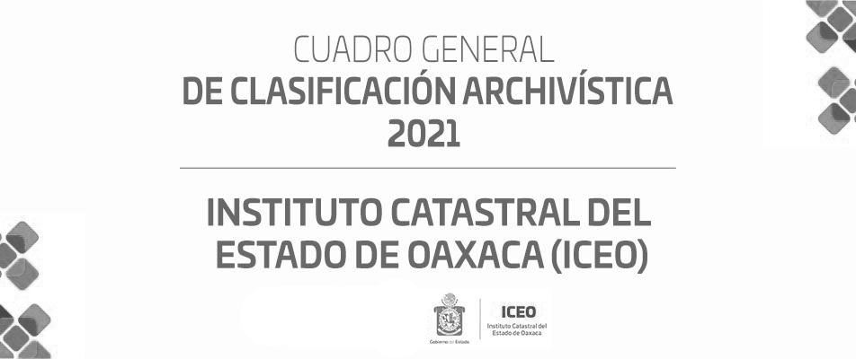 Cuadro general de clasificación archivística.