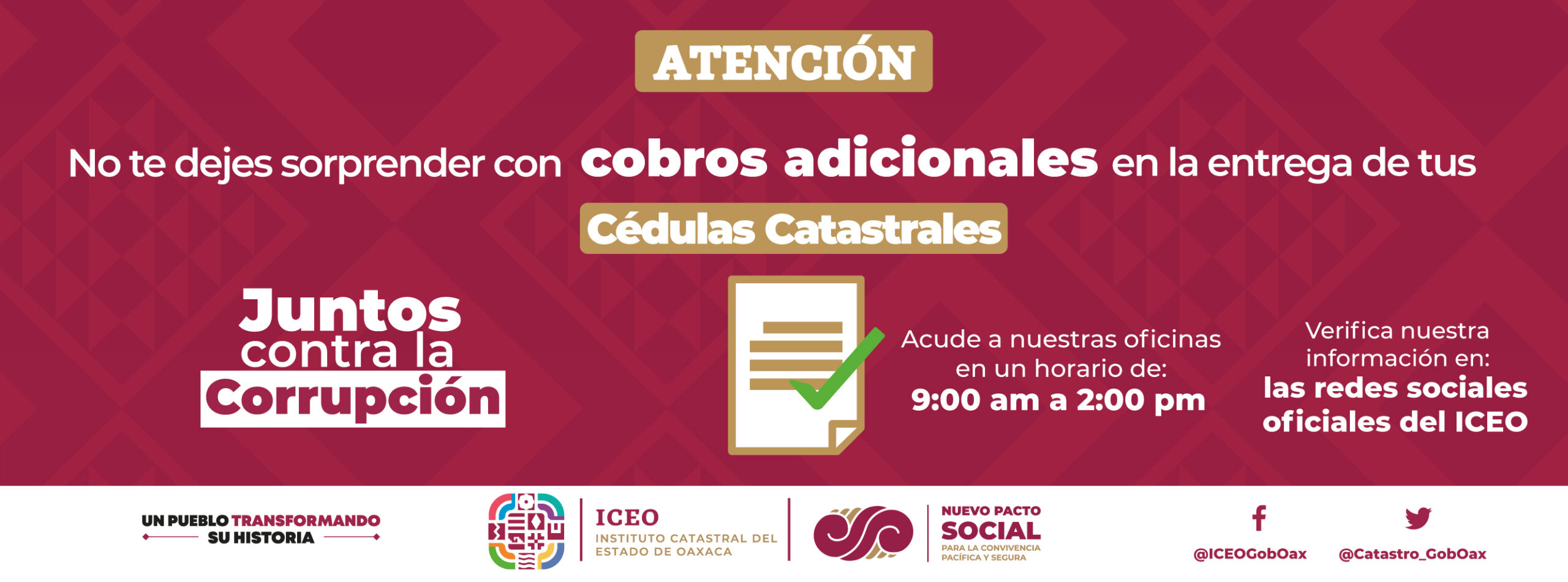 NO A COBROS ADICIONALES