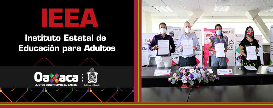 Firma IEEA Convenio con SEPIA, SMO y CGEMSyCyT por Oaxaca