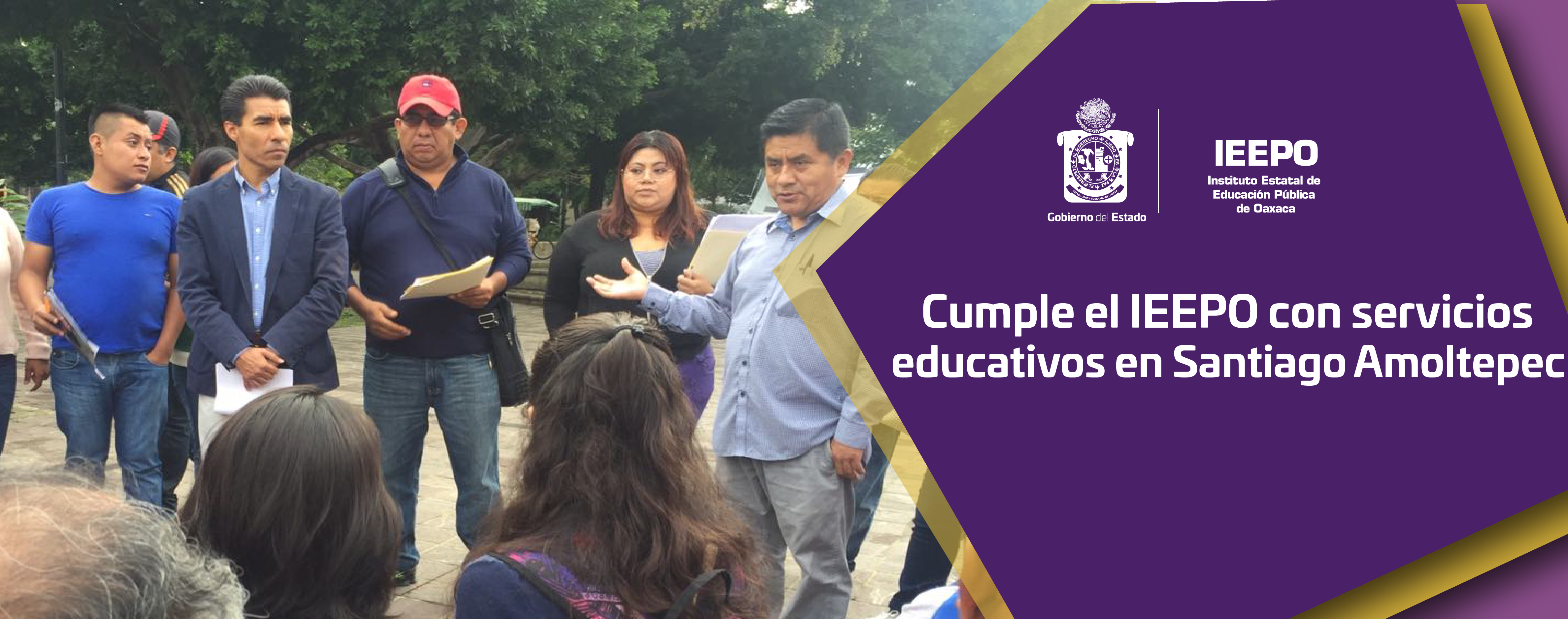 Cumple el IEEPO con servicios educativos en Santiago Amoltepec