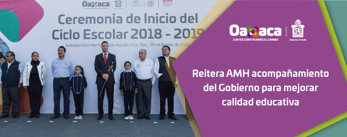 Reitera AMH acompañamiento del Gobierno para mejorar calidad educativa