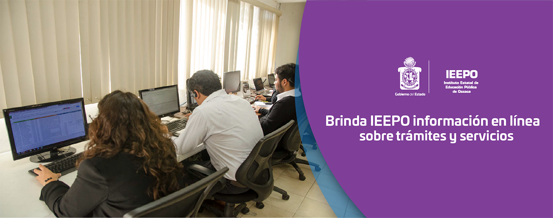 Brinda IEEPO información en línea sobre trámites y servicios