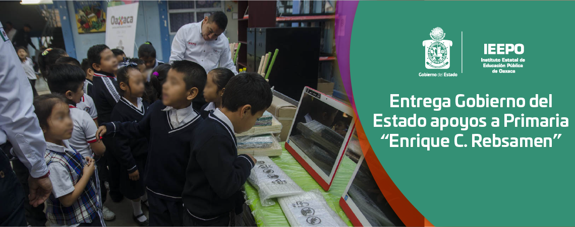 Entrega Gobierno del Estado apoyos a Primaria “Enrique C. Rebsamen”