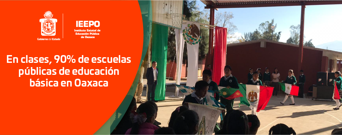 En clases, 90% de escuelas públicas de educación básica en Oaxaca