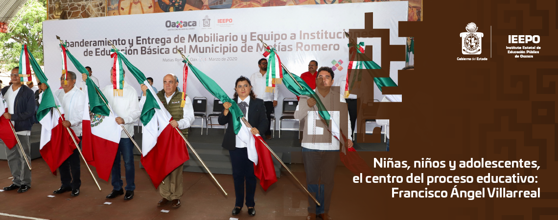 Niñas, niños y adolescentes, el centro del proceso educativo: Francisco Ángel Villarreal