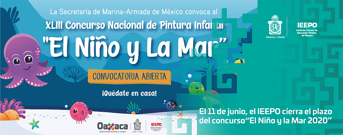 El 11 de junio, el IEEPO cierra el plazo del concurso  “El Niño y la Mar 2020”