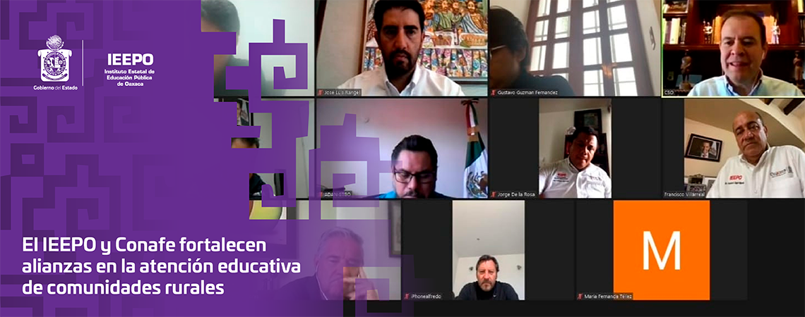 El IEEPO y Conafe fortalecen alianzas en la atención educativa de comunidades rurales