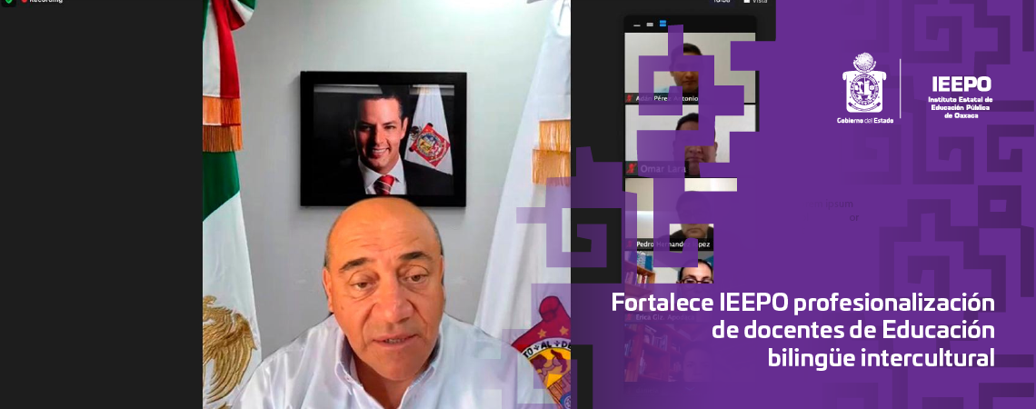 Fortalece IEEPO profesionalización de docentes de Educación bilingüe intercultural
