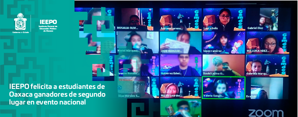 IEEPO felicita a estudiantes de Oaxaca ganadores de segundo lugar en evento nacional