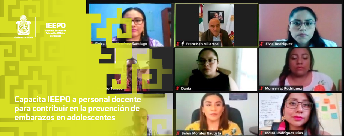 Capacita IEEPO a personal docente para contribuir en la prevención de embarazos en adolescentes