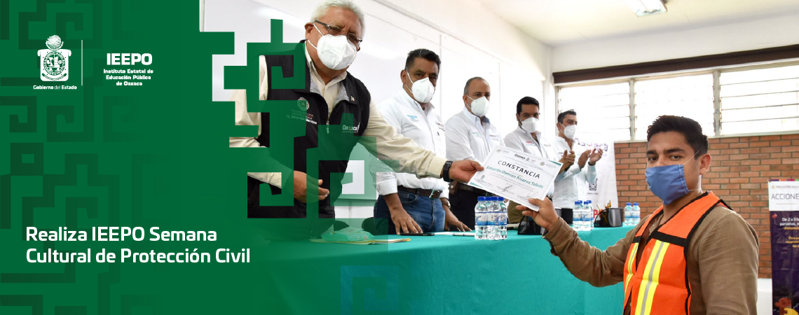 Realiza IEEPO Semana Cultural de Protección Civil
