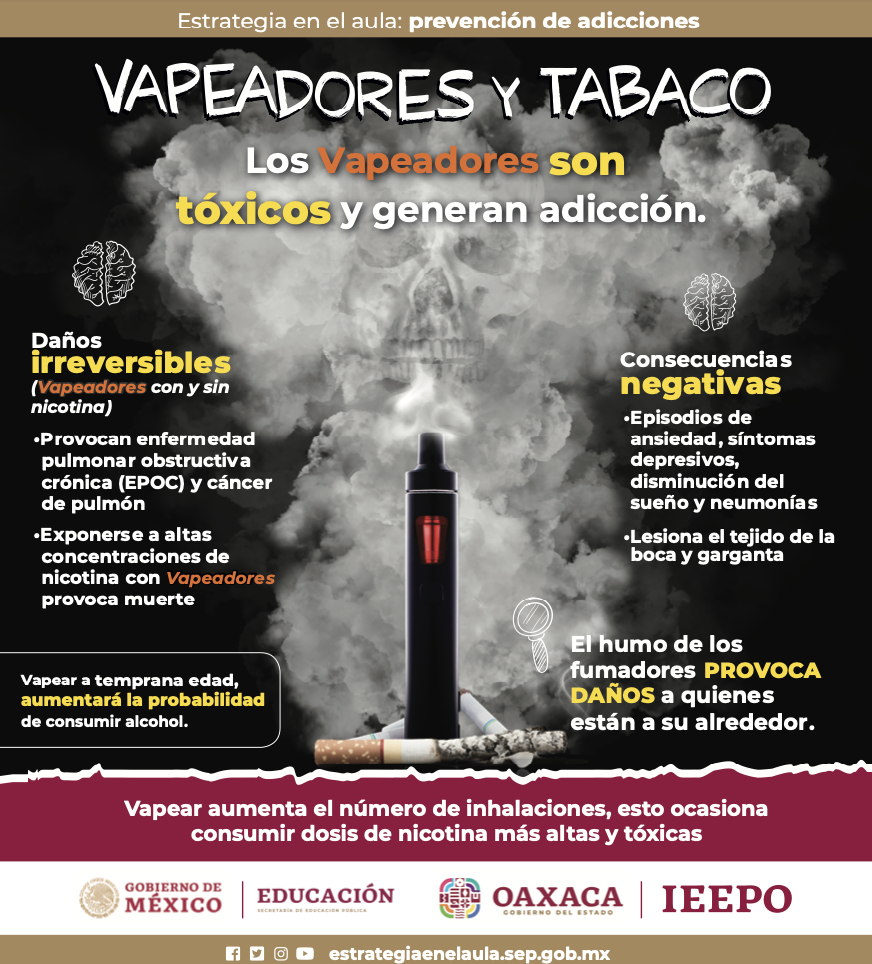 Los vapeadores son tóxicos