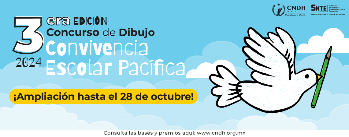 3era. Edición Concurso de Dibujo 2024 Convivencia Escolar Pacífica