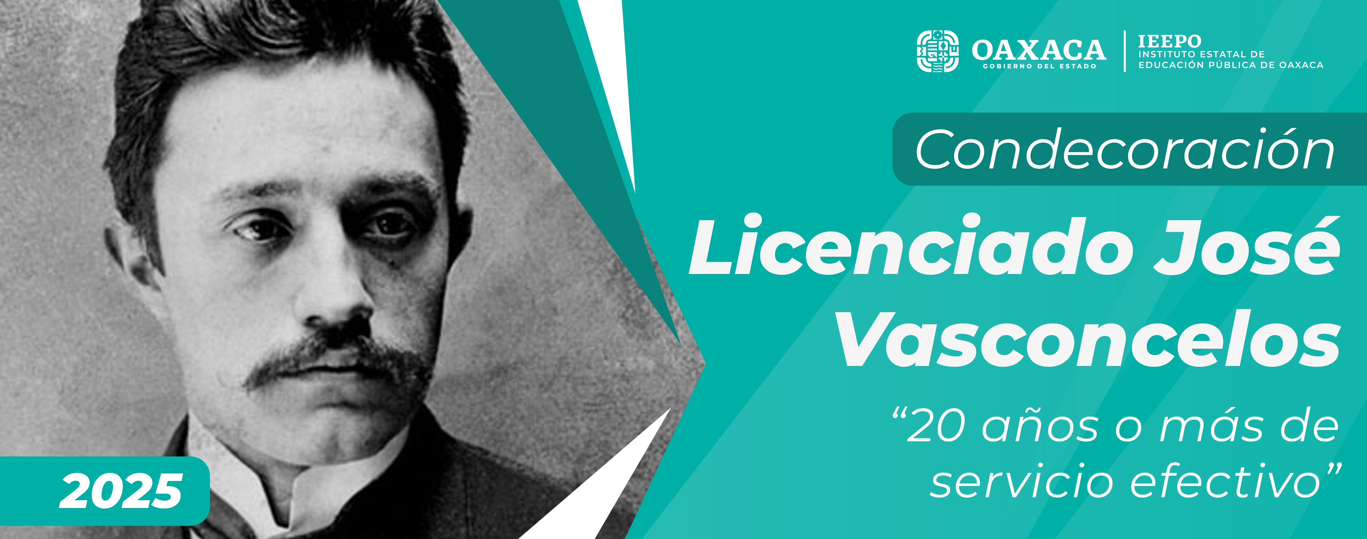 Premio “Licenciado José Vasconcelos” 2025 por 20 años de servicio