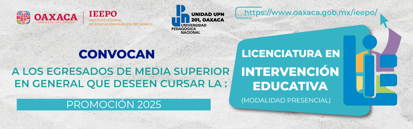 LICENCIATURA EN INTERVENCIÓN EDUCATIVA 201