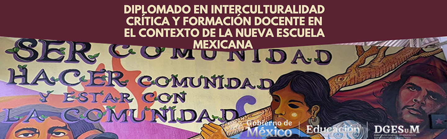 “Diplomado en Interculturalidad Crítica y Formación Docente en el Marco de la Nueva Escuela Mexicana”