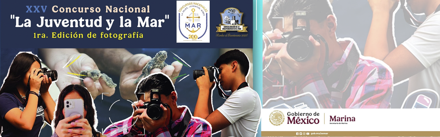 XXV Concurso Nacional «La juventud y la mar» 1ra. Edición de fotografía.