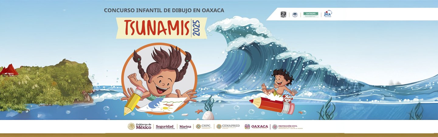 Concurso Infantil de Dibujo en Oaxaca Tsunamis 2025