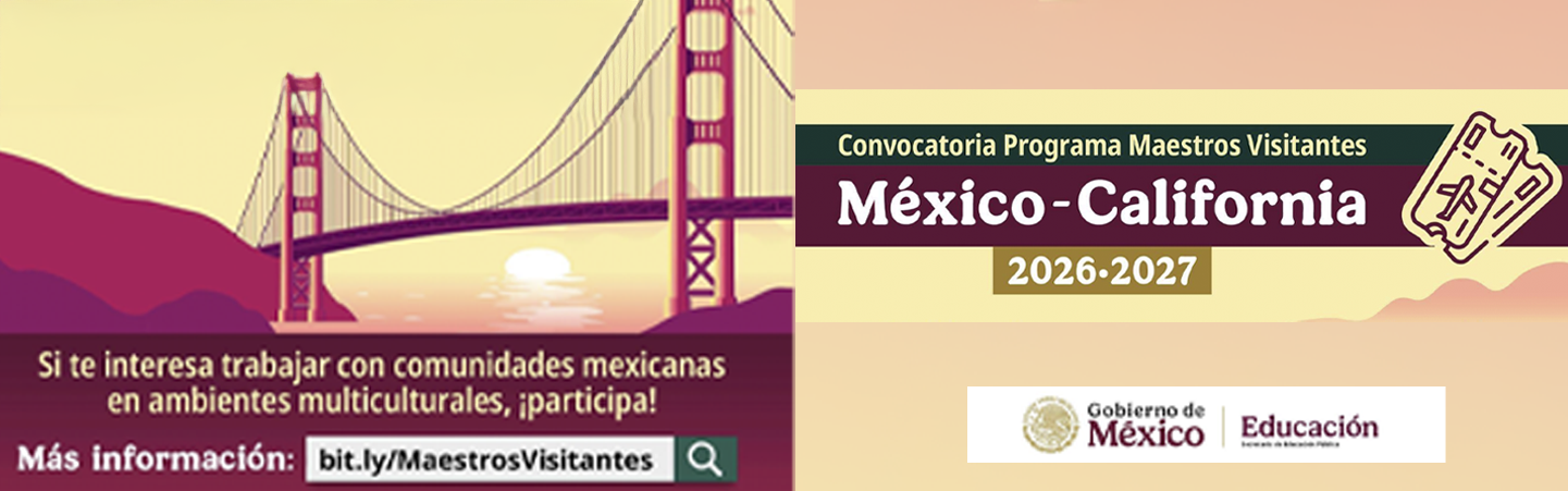 Convocatoria Programa Maestros Visitantes México-California 2026-2027