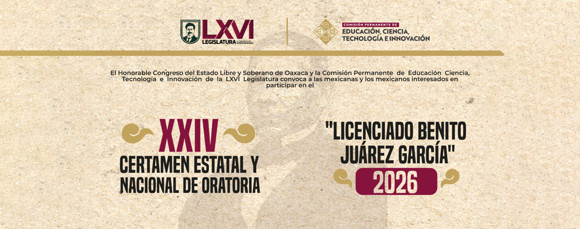 XXIV Certamen Estatal y Nacional de Oratoria 2026