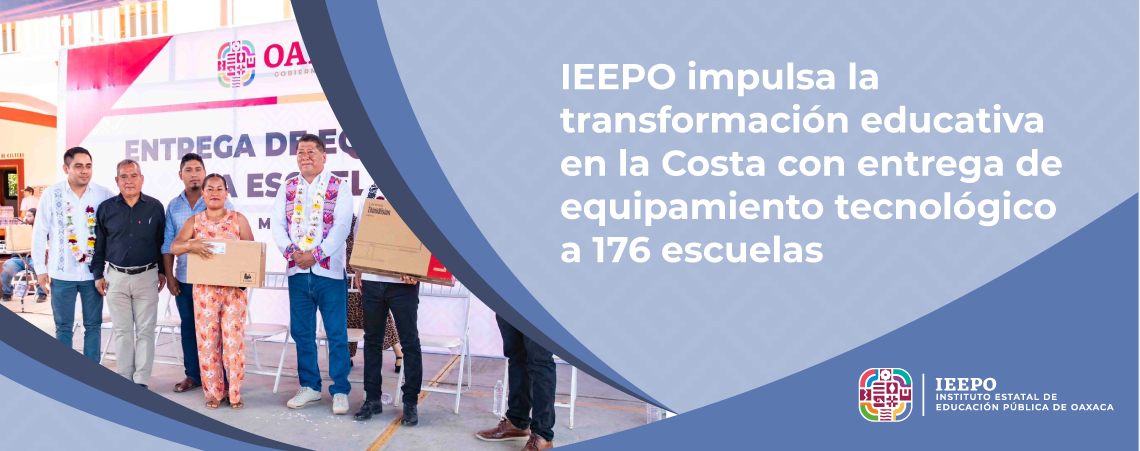 IEEPO impulsa la transformación educativa en la Costa con entrega de equipamiento tecnológico a 176 escuelas