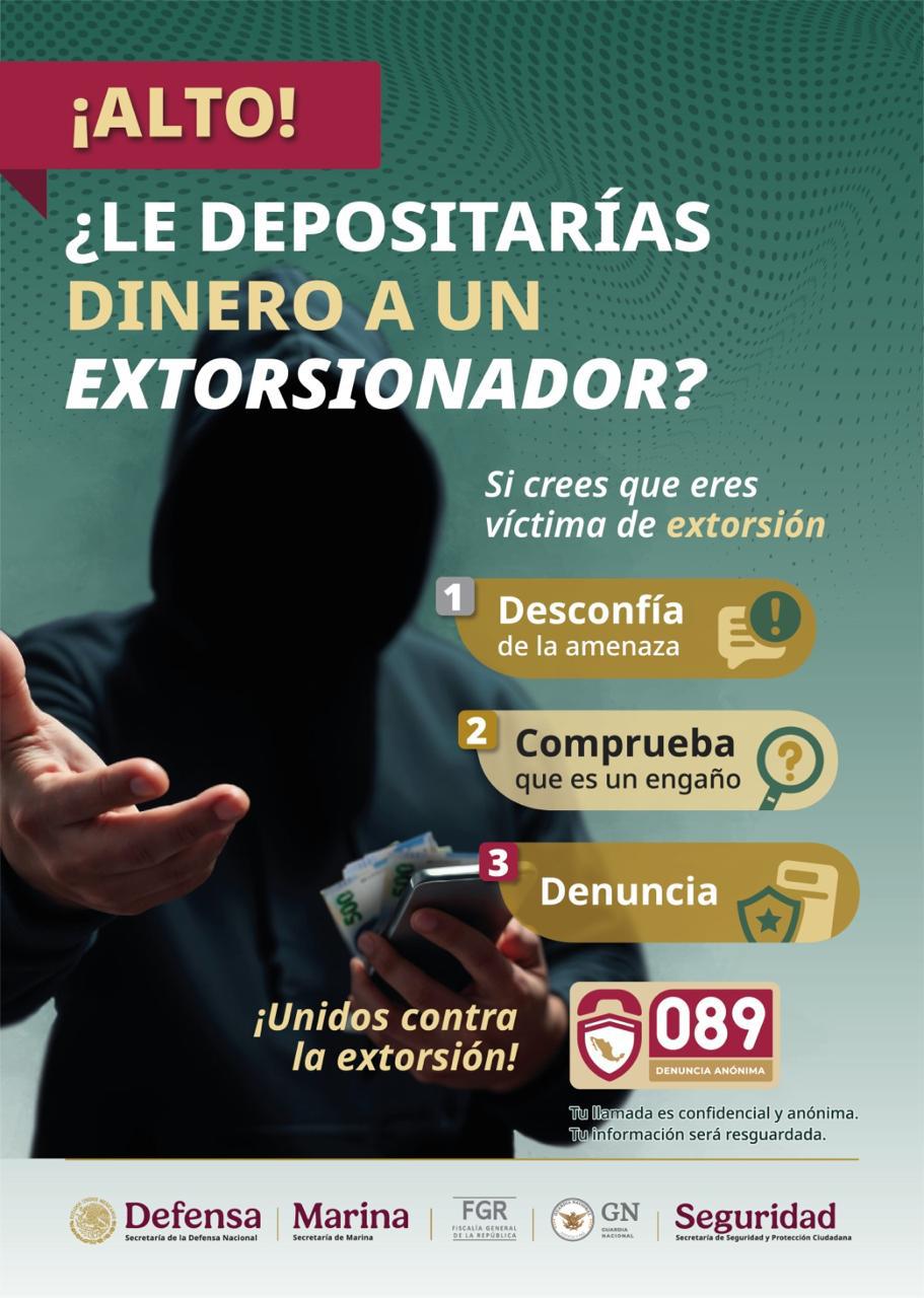 Prevención de delitos extorción